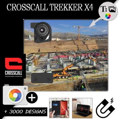 Wallet Case Crosscall Trekker X4 with pictures