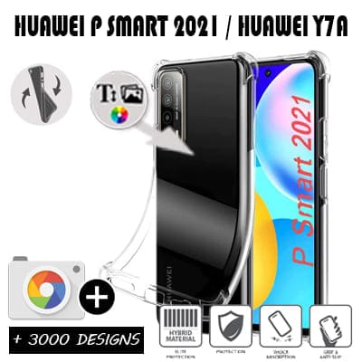 Silicone Huawei P Smart 2021 / Y7A with pictures