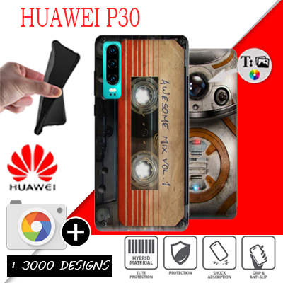 Silicone Huawei P30 with pictures