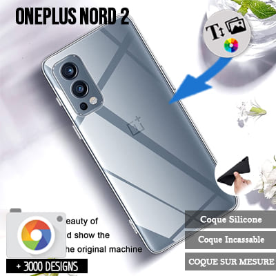 Silicone OnePlus Nord 2 with pictures
