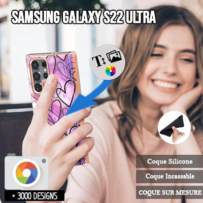 Custom Samsung Galaxy S22 Ultra silicone case