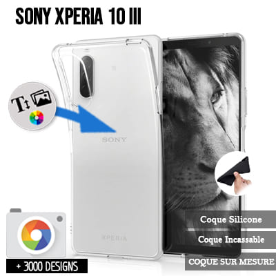 Silicone Sony Xperia 10 III with pictures