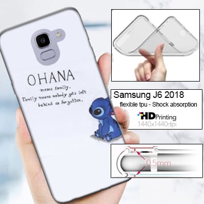 Custom Samsung Galaxy J6 2018 silicone case