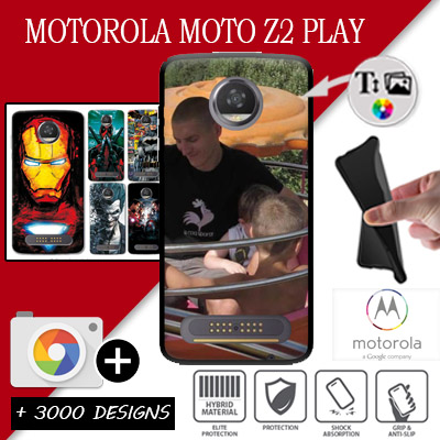 Silicone Motorola Moto Z2 Play with pictures