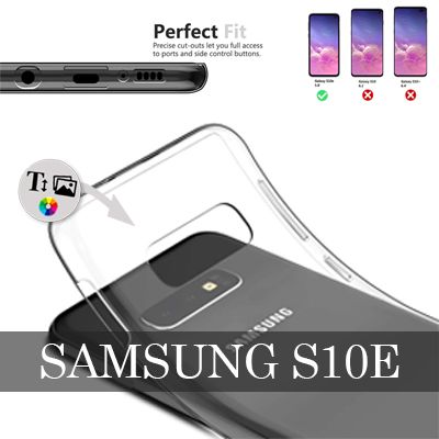 Silicone Samsung Galaxy S10e with pictures