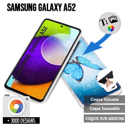 Silicone Samsung Galaxy A52 4G / 5G with pictures