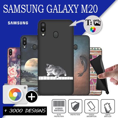 Silicone Samsung Galaxy M20 with pictures