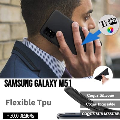 Custom Samsung Galaxy M51 silicone case
