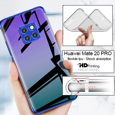 Silicone Huawei Mate 20 Pro with pictures