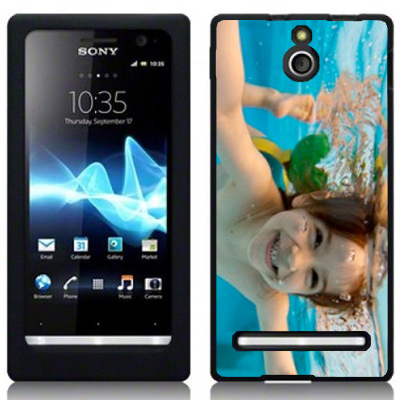Silicone Sony Xperia U with pictures