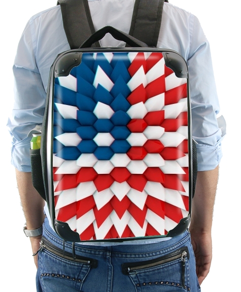  3D Poly USA flag for Backpack