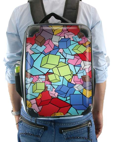  Abstract Cool Cubes for Backpack