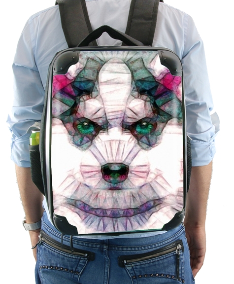  abstract husky puppy for Backpack