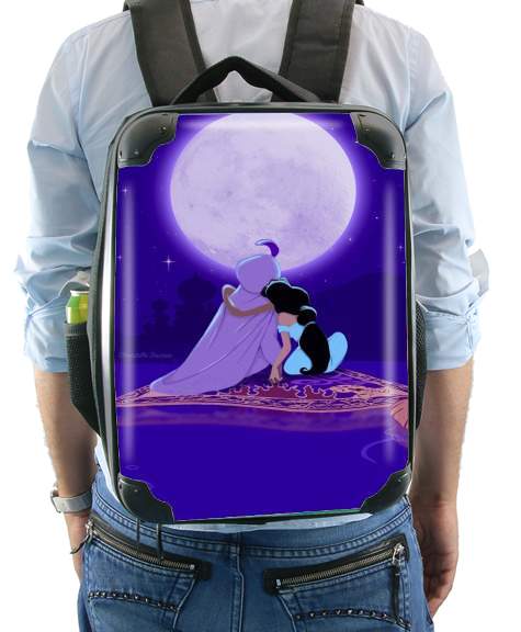  Aladdin x Jasmine Blue Dream One Love One Life for Backpack