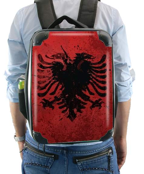 Albanie Painting Flag for Backpack