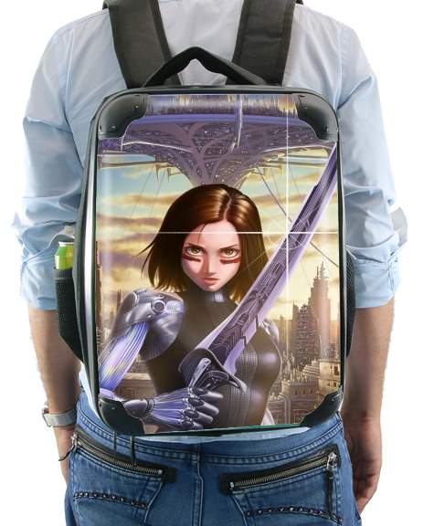  Alita Serious And Angry for Backpack