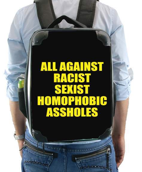  All against racist for Backpack