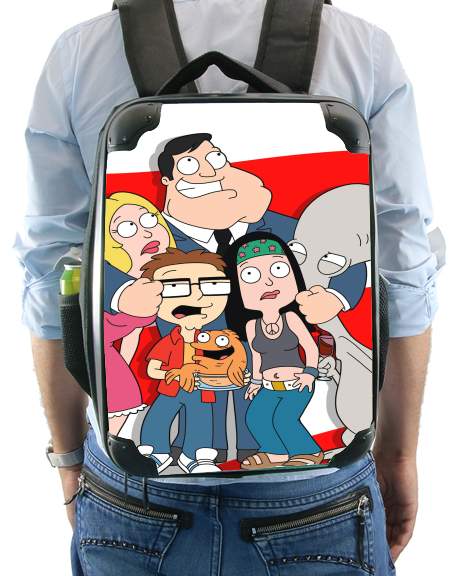  American Dad USA Mashup for Backpack
