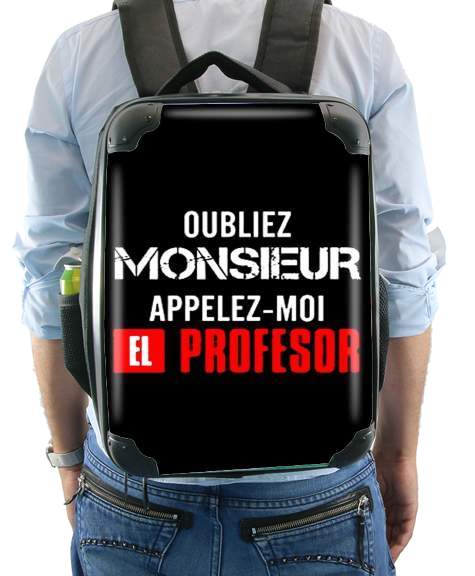  Appelez Moi El Professeur for Backpack