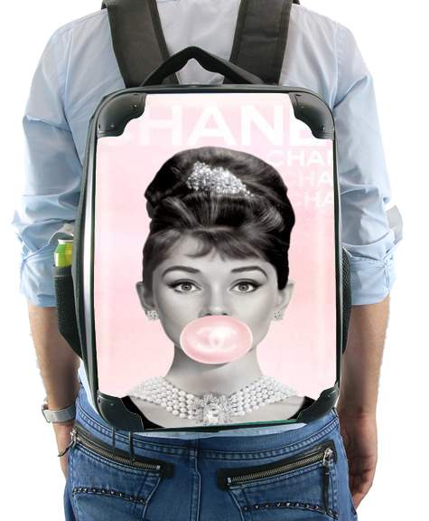  Audrey Hepburn bubblegum for Backpack