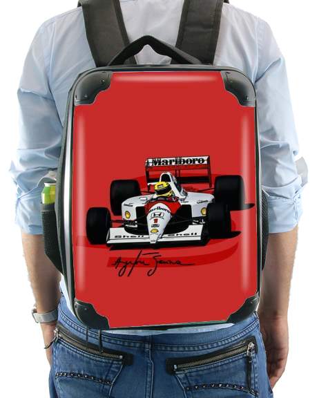  Ayrton Senna Formule 1 King for Backpack