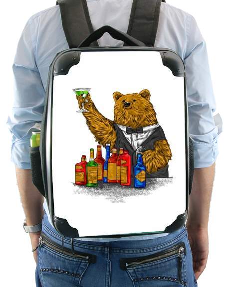  Bartender Bear for Backpack