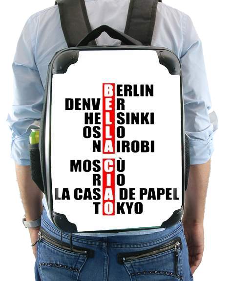  Bella Ciao Character Name for Backpack