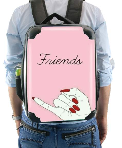  BFF Best Friends Pink Friends Side for Backpack