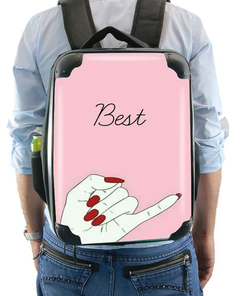  BFF Best Friends Pink for Backpack