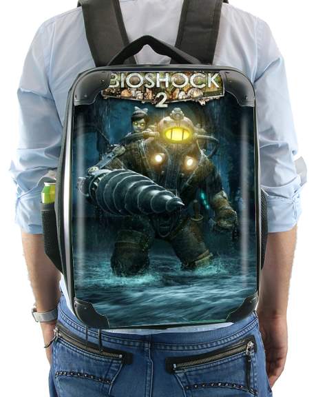  Big Daddy x Rosie Bioshock Art for Backpack