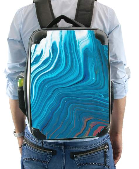  Blue Lava Pouring for Backpack