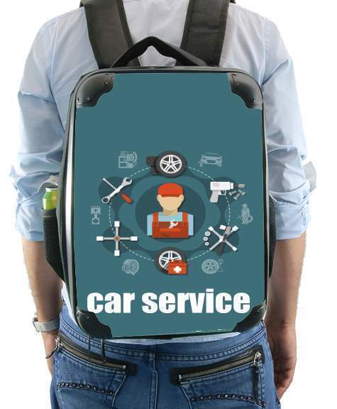  Car Service Logo for Backpack