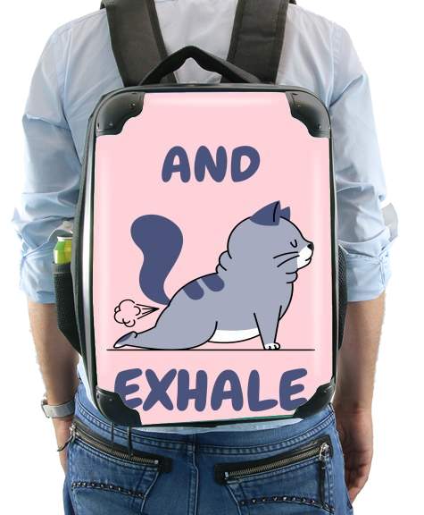  Cat Yoga Exhale for Backpack
