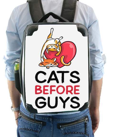  Cats before guy for Backpack