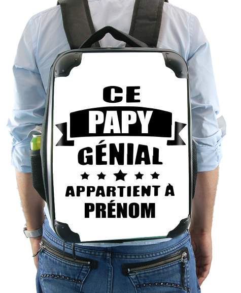  Ce papy genial appartient a prenom for Backpack