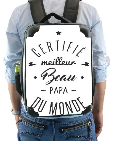  Certifie meilleur beau papa for Backpack