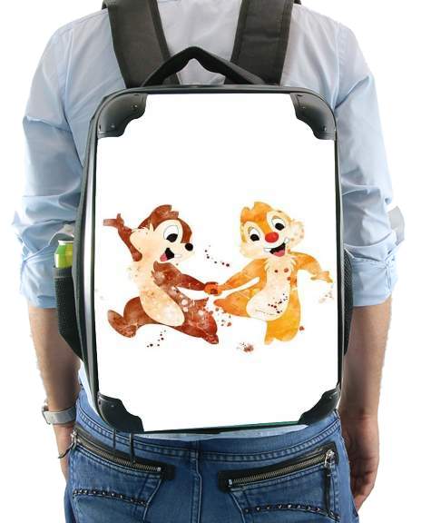  Chip And Dale Watercolor for Backpack