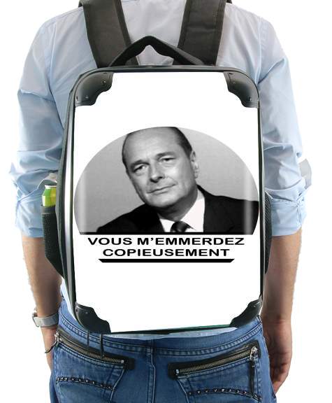  Chirac Vous memmerdez copieusement for Backpack