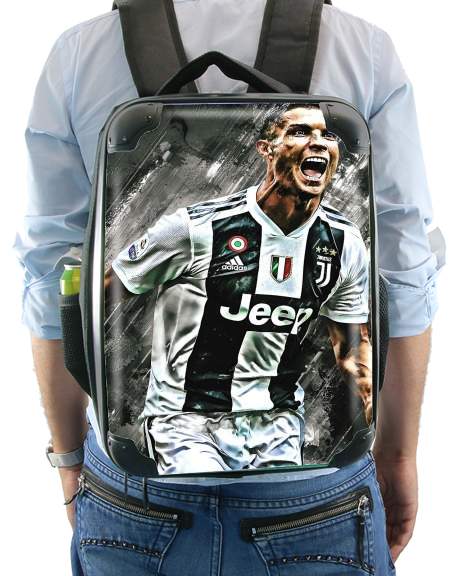  Cr7 Juventus Painting Art for Backpack