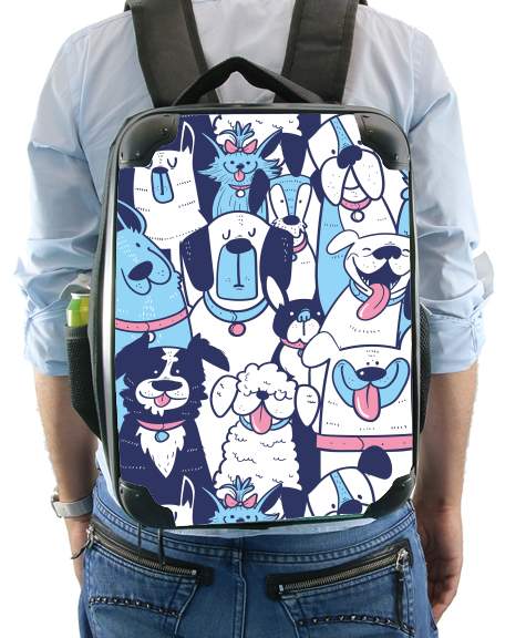 Dogs seamless pattern for Backpack