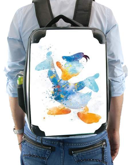  Donald Duck Watercolor Art for Backpack