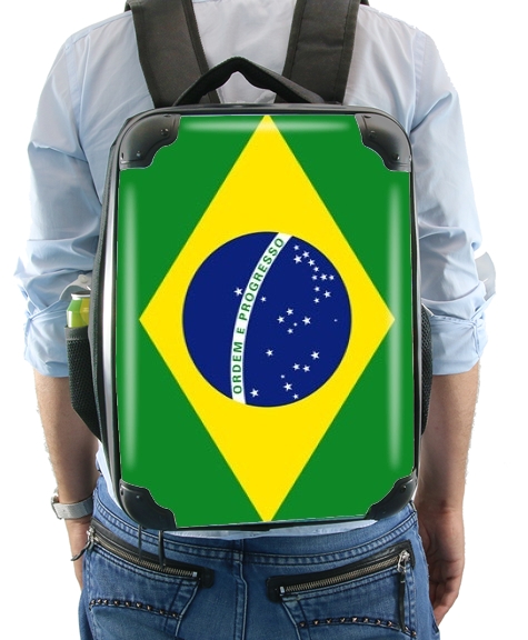  Flag Brasil for Backpack