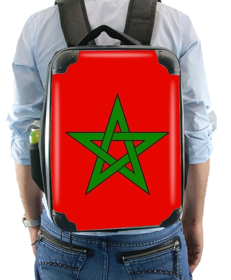  Flag Morocco for Backpack