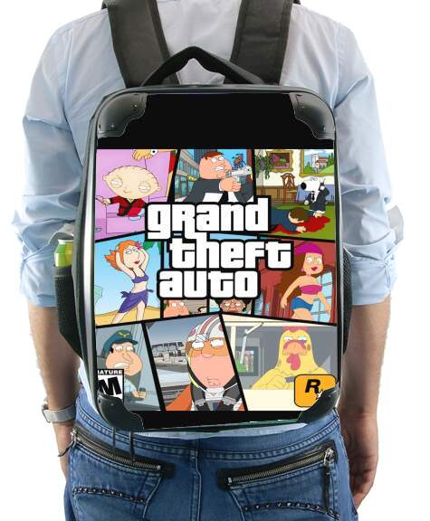  Family Guy mashup GTA for Backpack