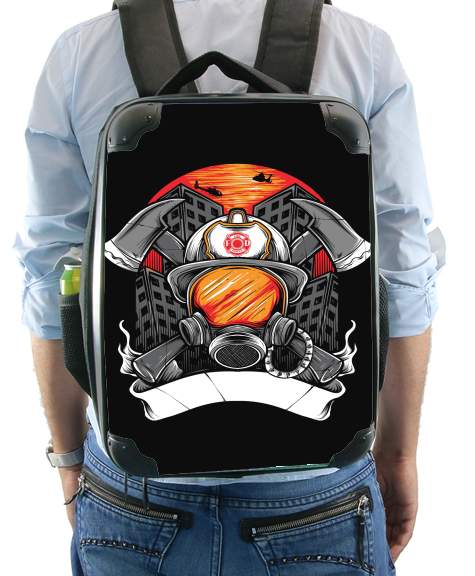  Fire Fighter Custom Text for Backpack