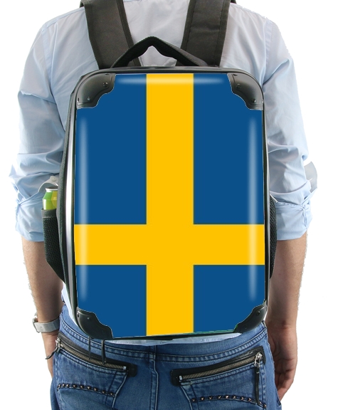  Flag Sweden for Backpack