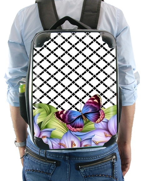  flower power Butterfly for Backpack