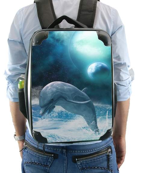  Freedom Of Dolphins for Backpack