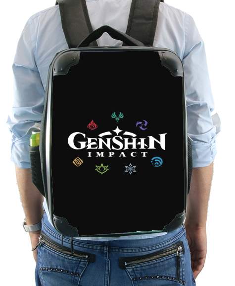  Genshin impact elements for Backpack