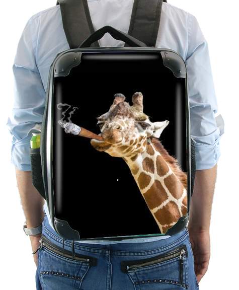  Girafe smoking cigare for Backpack